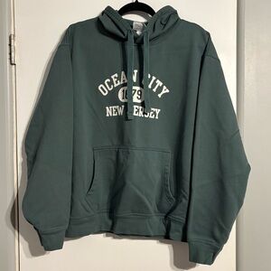 Ocean City New Jersey Green Hoodie